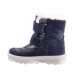 SUPERFIT 2 tépős sötétkék/világos rózsaszín csillogós GTX Vízálló magasszárú hótaposó