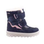 SUPERFIT 2 tépős sötétkék/világos rózsaszín csillogós GTX Vízálló magasszárú hótaposó