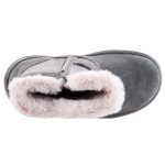 SUPERFIT cipzáras szürke/rózsaszín CSILLAG mintás GTX Vízálló téli csizma díszcsattal