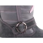 SUPERFIT cipzáras szürke/rózsaszín CSILLAG mintás GTX Vízálló téli csizma díszcsattal