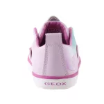 GEOX KILWI GIRL rózsa/ezüst UNIKORNIS tépős/gumis lélegző talpú cipő