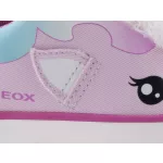 GEOX KILWI GIRL rózsa/ezüst UNIKORNIS tépős/gumis lélegző talpú cipő
