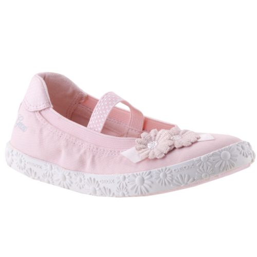 GEOX KILWI GIRL rózsaszín VIRÁGOS gumis lélegző talpú balerina cipő 27-35