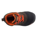 THE NORTH FACE Chilkat II fűzős katonazöld-narancssárga (VÍZÁLLÓ) melegbéléses hótaposó bakancs