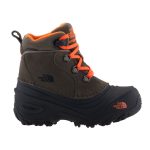 THE NORTH FACE Chilkat II fűzős katonazöld-narancssárga (VÍZÁLLÓ) melegbéléses hótaposó bakancs