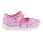 SUPERFIT rózsaszín VIRÁGOS tépőzáras lány váltócipő