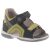 MEMO ZAFÍR szürke/zöld 2 tépőzáras SUPINÁLT gyerek szandál