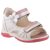 MEMO JÁSPIS Fehér/rózsa Strasszos 2 tépőzáras SUPINÁLT gyerek szandál