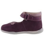 MEMO FIONA lila tépős velúr bőr első lépés cipő