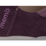 MEMO FIONA lila tépős velúr bőr első lépés cipő