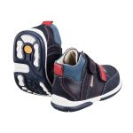 Memo Polo Junior sötétkék-piros 2 tépőzáras supynalt kisgyermek cipő