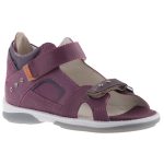 MEMO CAPRI lila STRASSZOS 2 tépőzáras SUPINÁLT gyerek szandál