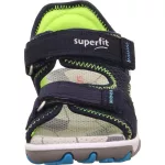Superfit Mike 3.0 sötétkék focilabdás 2 tépőzáras bőr-textil kisfiú gyerekszandál (1-009466-8000)