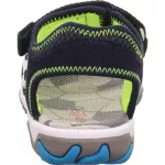 Superfit Mike 3.0 sötétkék focilabdás 2 tépőzáras bőr-textil kisfiú gyerekszandál (1-009466-8000)