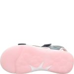 Superfit Pebbles kék-rózsa szívecskés 2 tépőzáras vízálló és gyorsan száradó textil kislány gyerekszandál (1-009544-8000)