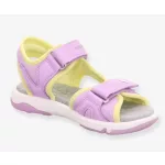 Superfit Pebbles lila-sárga szívecskés 2 tépőzáras textil vízálló és gyorsan száradó kislány gyerekszandál (1-008544-8500)