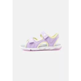   Superfit Pebbles lila-sárga szívecskés 2 tépőzáras textil vízálló és gyorsan száradó kislány gyerekszandál (1-008544-8500)