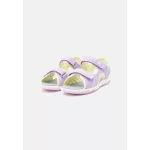 Superfit Pebbles lila-sárga szívecskés 2 tépőzáras textil vízálló és gyorsan száradó kislány gyerekszandál (1-008544-8500)