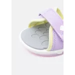 Superfit Pebbles lila-sárga szívecskés 2 tépőzáras textil vízálló és gyorsan száradó kislány gyerekszandál (1-008544-8500)