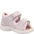 Superfit Polly szürke-rózsaszín tündéres 2 tépőzáras velúr bőr kislány gyerekszandál (1-600098-2500)