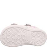 Superfit Polly szürke-rózsaszín tündéres 2 tépőzáras velúr bőr kislány gyerekszandál (1-600098-2500)