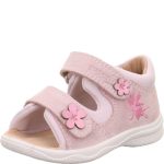 Superfit Polly világos rózsaszín tündéres 2 tépőzáras velúr bőr kislány gyerekszandál (1-600098-5500)