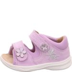 Superfit Polly lila-rózsaszín tündéres 2 tépőzáras velúr bőr kislány gyerekszandál (1-600098-8500)