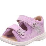 Superfit Polly lila-rózsaszín tündéres 2 tépőzáras velúr bőr kislány gyerekszandál (1-600098-8500)