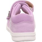 Superfit Polly lila-rózsaszín tündéres 2 tépőzáras velúr bőr kislány gyerekszandál (1-600098-8500)