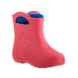 Camminare békás piros koral EVA kivehető béléses alacsony szárú csizma   Camminare békás piros koral EVA kivehető béléses alacsony szárú csizma