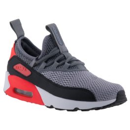 NIKE AIR MAX 90 ULTRA 2 szürke/piros/fekete belebújós/fűzős sportcipő   NIKE AIR MAX 90 ULTRA 2 szürke/piros/fekete belebújós/fűzős sportcipő