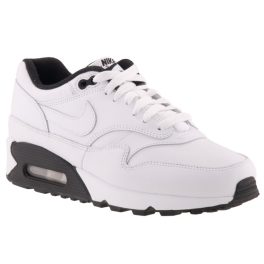 NIKE AIR MAX 90/1 fehér/fekete fűzős bőr sportcipő NIKE AIR MAX 90/1 fehér/fekete fűzős bőr sportcipő