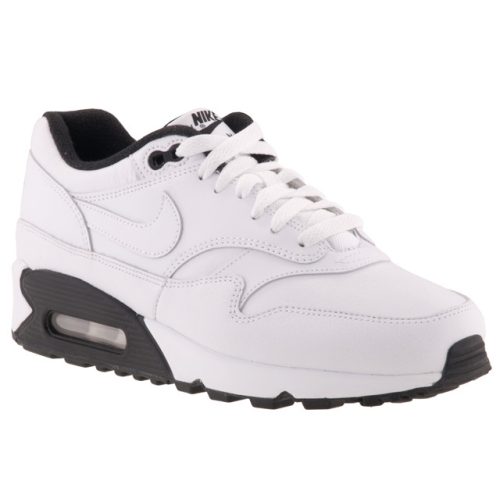 NIKE AIR MAX 90/1 fehér/fekete fűzős bőr sportcipő