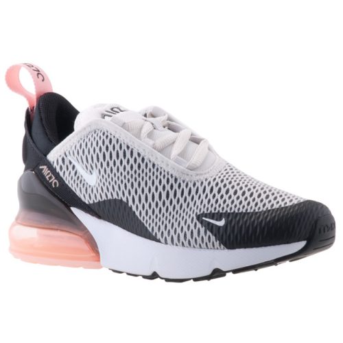 NIKE AIR MAX 270 tört fehér/fekete/rózsa fűzős sportcipő