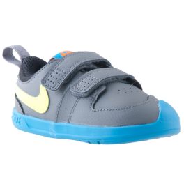 NIKE PICO 5 szürke/kék/neon 2 tépős orrvédős cipő NIKE PICO 5 szürke/kék/neon 2 tépős orrvédős cipő