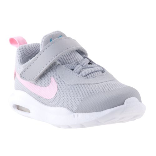 NIKE AIR MAX OKETO szürke/rózsaszín tépős/gumis sportcipő