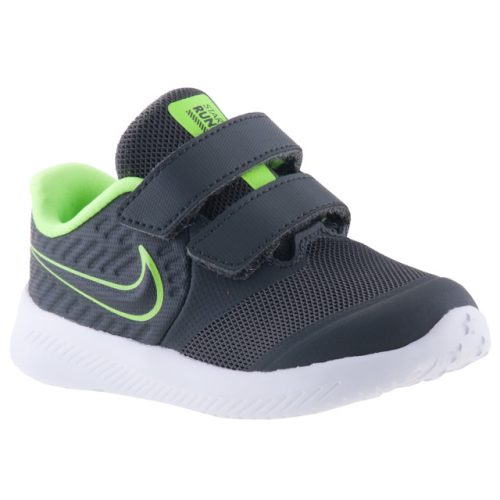 NIKE STAR RUNNER szürke/zöld 2 tépős futócipő