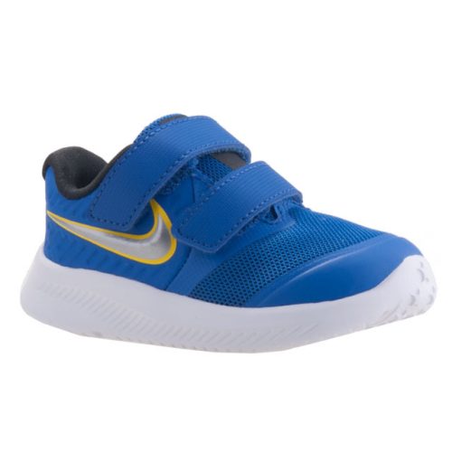 NIKE STAR RUNNER 2 tengerkék/citrom 2 tépős sportcipő 21-27