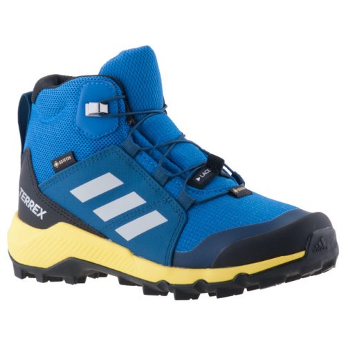 ADIDAS TERREX MID GTX tengerkék/citrom/fekete VÍZÁLLÓ fűzős bakancs