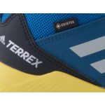 ADIDAS TERREX MID GTX tengerkék/citrom/fekete VÍZÁLLÓ fűzős bakancs