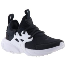 NIKE React Presto fekete-fehér belebújós futócipő NIKE React Presto fekete-fehér belebújós futócipő