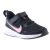 NIKE Revolution 5 fekete-rózsaszín tépőzáras-gumis lány sportcipő