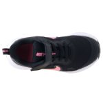 NIKE Revolution 5 fekete-rózsaszín tépőzáras-gumis lány sportcipő