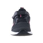 NIKE Revolution 5 fekete-rózsaszín tépőzáras-gumis lány sportcipő