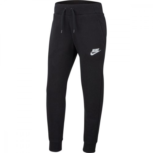 NIKE BIG GIRLS PANTS fekete/fehér lány melegítő nadrág XS-XL