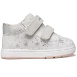 Geox B Biglia fehér-ezüst Csingiling 2 tépőzáras respira (lélegző) bőr kislány gyerekcipő 