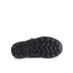 Geox J Trekkyup B ABX szürke-fekete-narancssárga tépőzáras-gumifűzős amphibiox (vízálló) bélelt téli fiú bakancs 