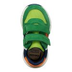 Geox B Flexyper mini zöld-sötétkék-narancssárga 2 tépőzáras respira (lélegző) kisfiú gyerekcipő 