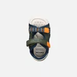 Geox B Iupidoo zöld-narancs-kék 2 tépőzáras respira (lélegző) textil-bőr kisfiú gyerekszandál