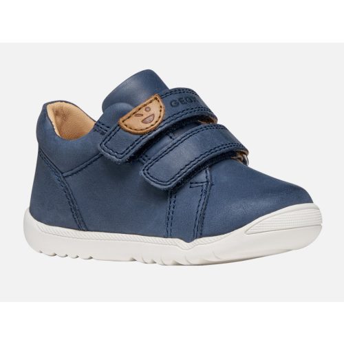 Geox B Macchia sötétkék 2 tépőzáras respira (lélegző) bőr kisfiú gyerekcipő 
